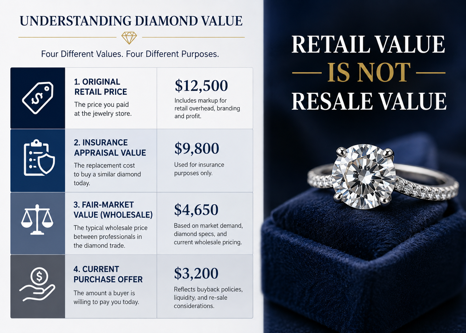 Dalila Diamonds online and Antwerp diamond valuation process