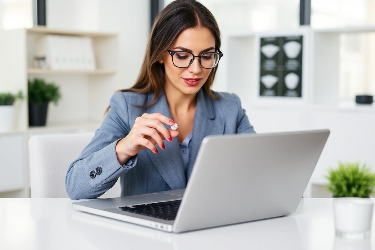 Professional diamond dealer